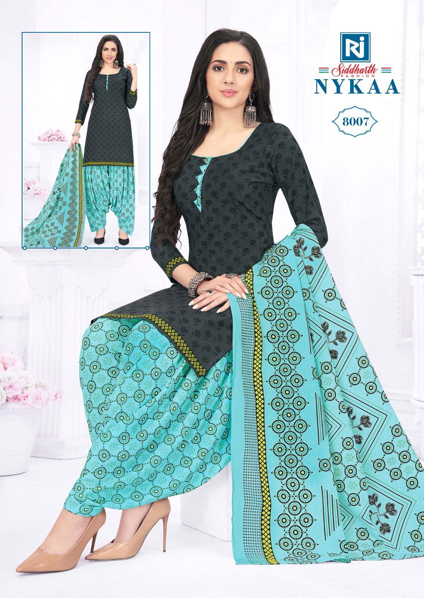 Siddharth Nykaa 8 Readymade Cotton Dress Catalog
